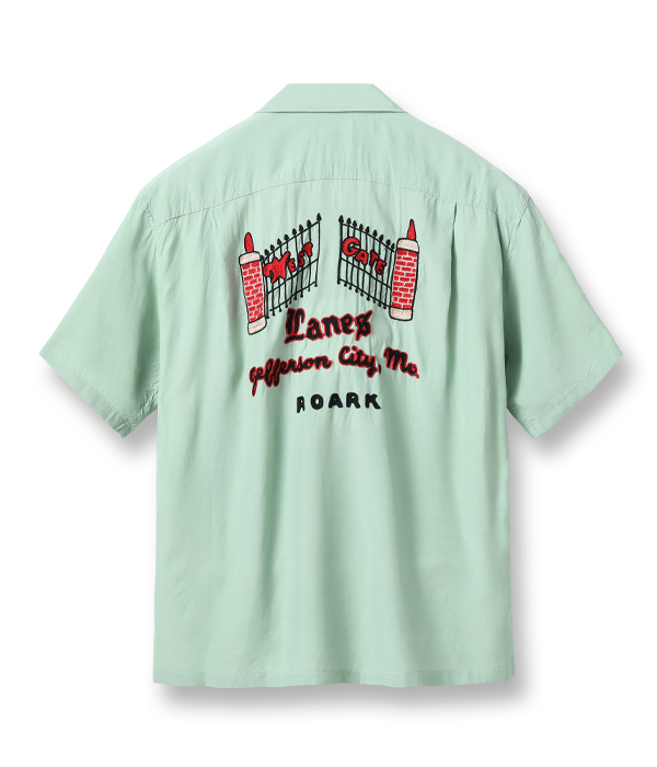 【 40% off 】Sunsurf Japanese-Made Se American Retro Embroidered Bowling Short-Sleeve Shirt Haro Haro Imported 【 40% off 】Sunsurf Japanese-Made Se American Retro Embroidered Bowling Short-Sleeve Shirt Haro Haro Imported