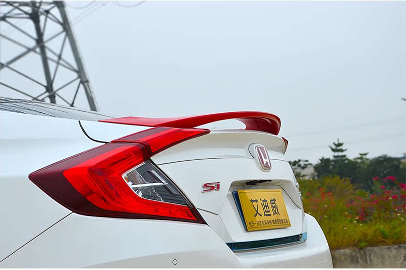 16-18 mẫu xe thể thao chuyên dụng cho thế hệ thứ 10 của Honda Đuôi xe mới Honda sửa đổi miễn phí và bấm cánh cố định MC Đuôi gió the thao