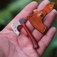 Австрийский палор M390 Порошковая стальная рукава -Маленькая токсия EDC Mini Powder Damascus Axe