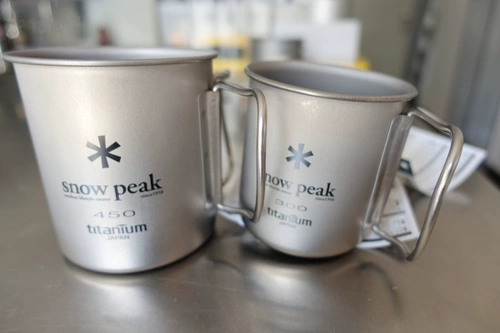 Snow Peak Japan Xuefeng Titanium Single -Layer Water Cup H300 300 мл