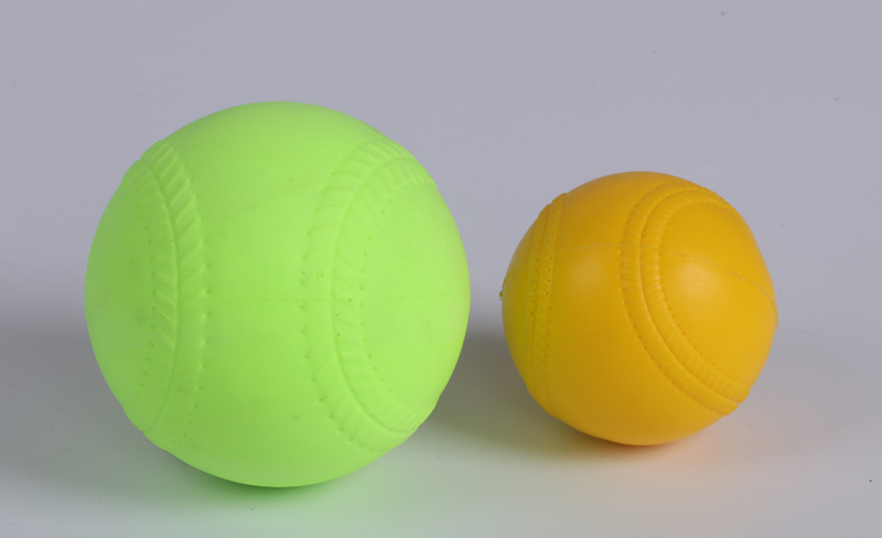 Chất lượng cao bóng máy đặc biệt lõm lỗ bóng chày softball kháng mặc kháng đào tạo PU foam sponge mềm bóng 	quả bóng chày da cứng	
