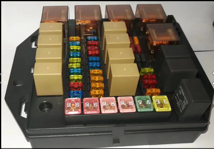 Car central control box fuse relay box relay fuse box