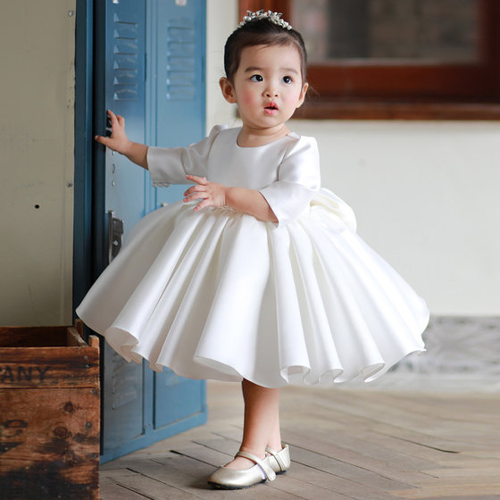 Girls' dresses, children's light luxury princess skirts, tutu skirts, flower girl wedding dresses, birthday host catwalk costumes, spring and summer