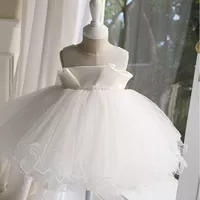 Trẻ em ăn mặc công chúa váy cô gái buổi tối ăn mặc catwalk váy cưới váy nhỏ chủ trang phục piano đầm thời trang đẹp cho bé gái