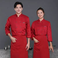 Бордовая кожаная пуговица со свободным фартуком