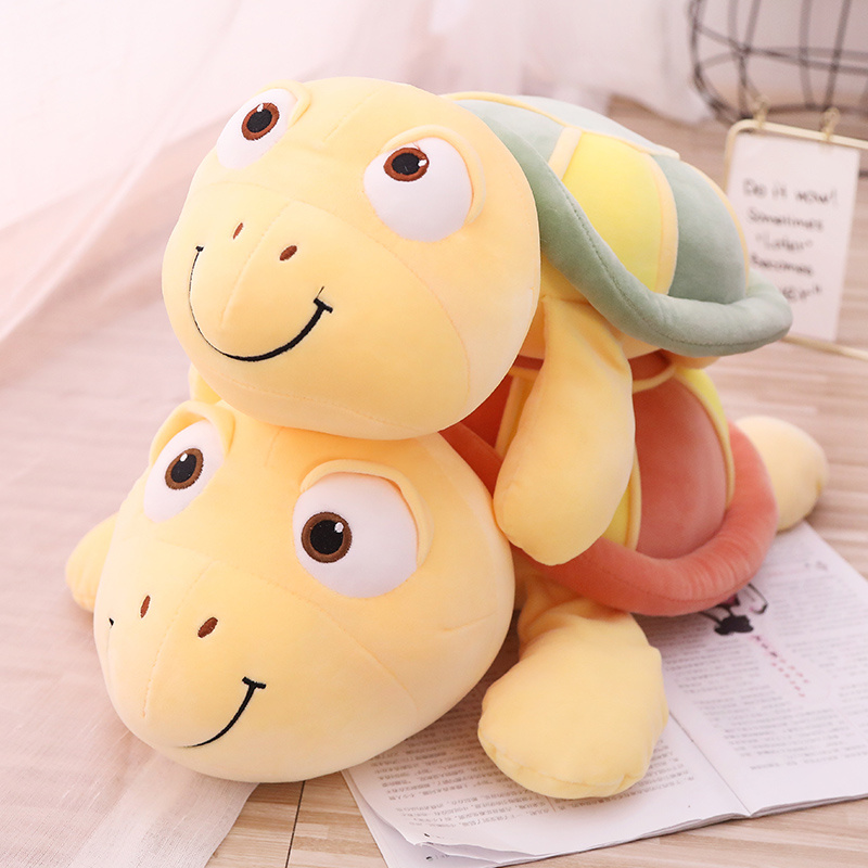 Turtle plush toy with pillow paparazzi doll cute cloth doll lovers a couple of birthday gifts Seven New Year's Eve girls