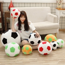  Football pillow Spherical doll creative cushion Plush toy ragdoll doll Children boy birthday gift female