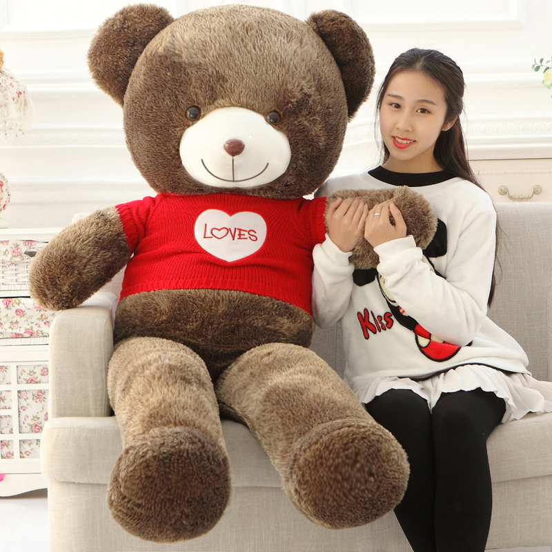 Teddy Bear Doll Doll Doll Holding Valentine's Day Gift Girl Gift Girl