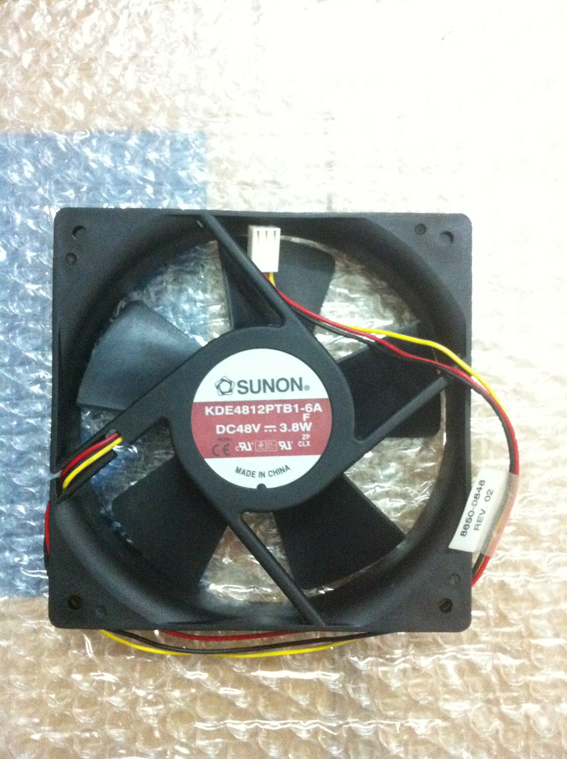 Original Jianzhun SUNON KDE4812PTB1-6A DC48V 3 8W 12025 double ball cooling fan