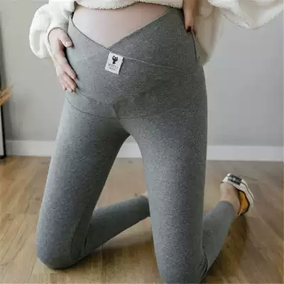 孕婦內搭褲秋冬款春裝孕婦裝褲子時尚外穿孕婦裝冬季加厚加絨棉褲