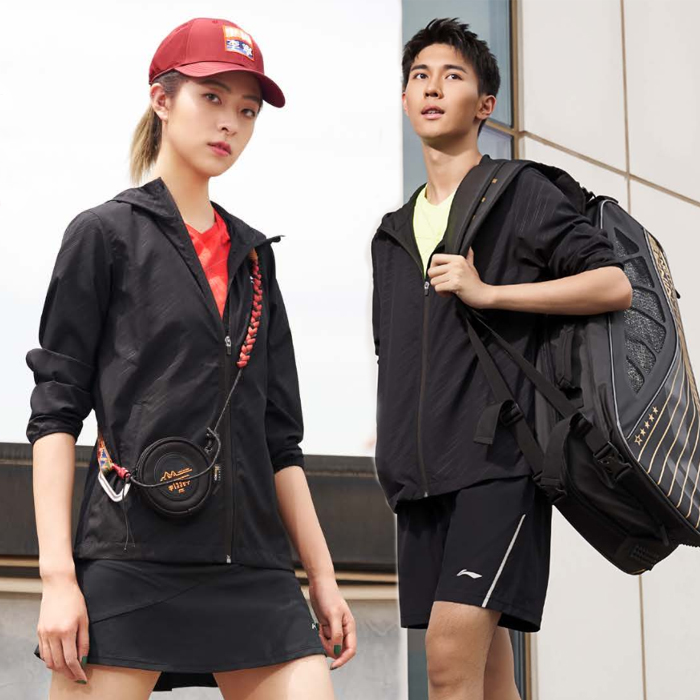 21 years new Li Ning badminton jacket blouse AFDP483 248 male and female sports wind cloister