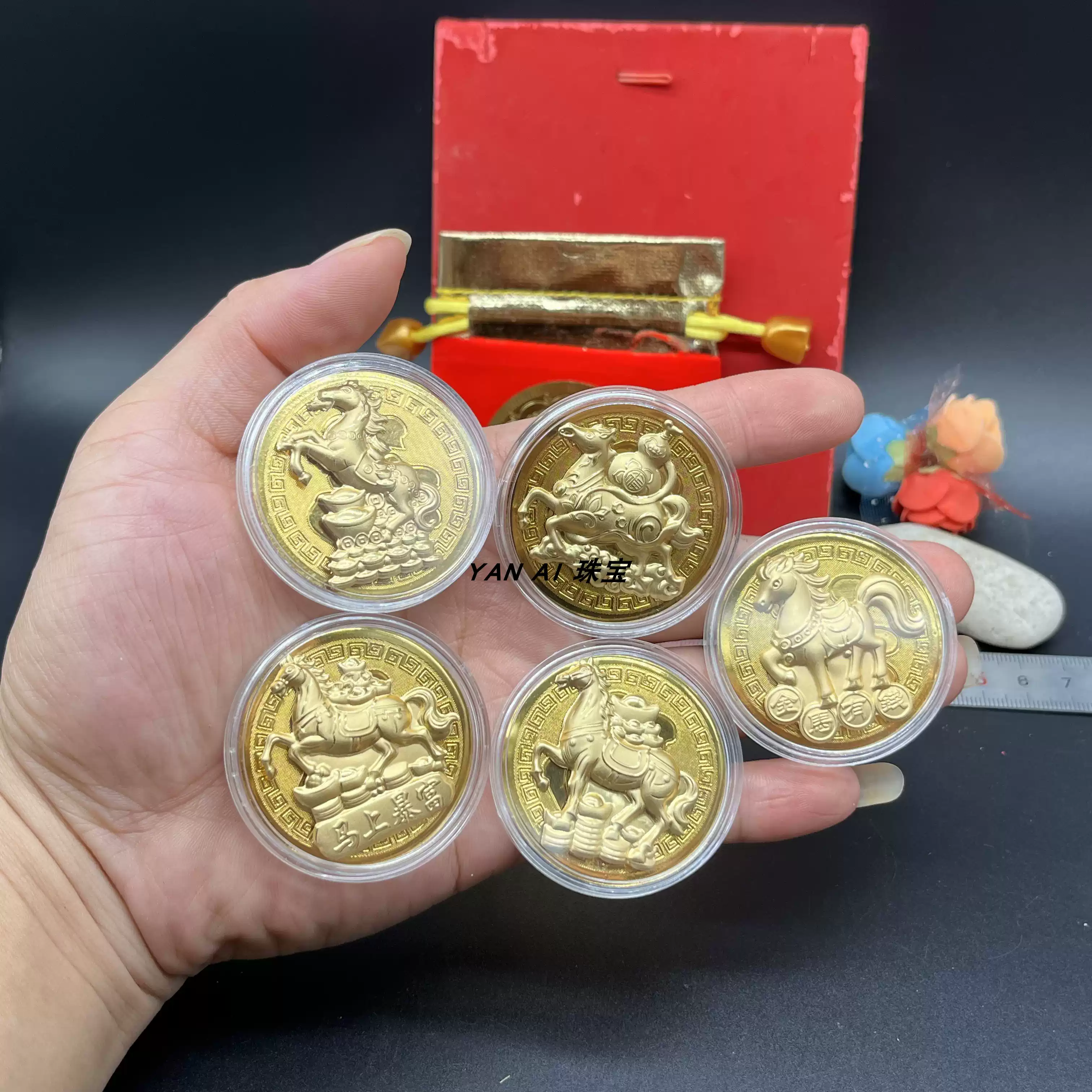 仿金箔韩元纪念金钞外国货币收藏旅游纪念钞韩元1000 5000金钞