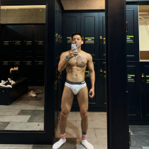 Pure Color Breathable Guy Sports Tide Personality English Letter Splicing Mid Waist Youth Pure Cotton Breathable Triangle Pants