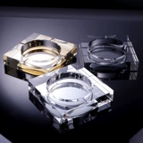 Креативная стеклянная модная пепельница для офиса, делается под заказ, европейский стиль, с печатью вашего логотипа