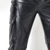 Mùa thu Châu Âu và Hoa Kỳ Không quân Xe máy Da Harley Windproof Xe máy Cưỡi Giày da chân Nam quần nam đẹp Quần da
