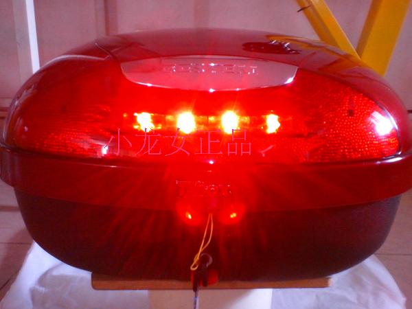 Aidele 2012 thêm lớn đuôi xe máy thùng xe máy với đèn phanh phát hành nhanh thùng sau xe máy loại nhỏ