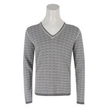 Special 899-V main line autumn long-sleeved V-neck sweater mens cotton fabric made in Italy