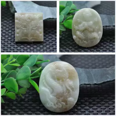 Fine carving collection] Nanyang Jade Dushan Jade old material single Yulong Guanyin antique jade pendant men and women pendant