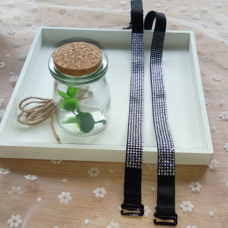 Dây đeo vai sáng bóng 1,5 dây đeo vai rộng đồ lót dây đeo vai các loại dây áo lót