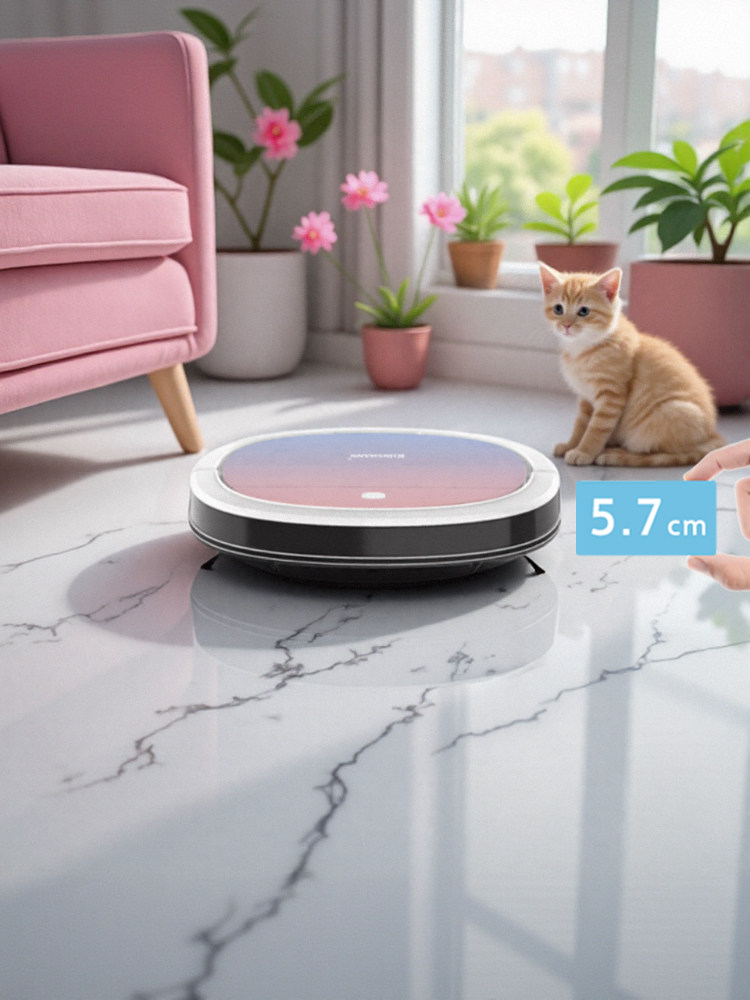 Klinsmann Ai Sweeping Robot Fully Automatic Home Ultra-Thin Vacuum Cleaner Intelligent Sweeping, Mopping and Suction Three-In-One Machine
