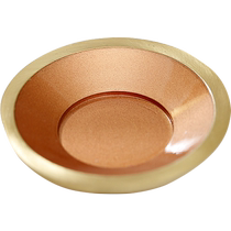 Household Buddhist temple for Buddha statue Guanyin God of Wealth plain copper water cup tray fruit plate dried fruit saucer small candle holder