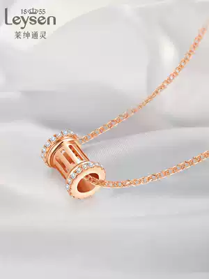 Laisen Tong Ling Jewelry 18K Gold Diamond Pendant Diamond Xiang Female choker Athena Series Small waist
