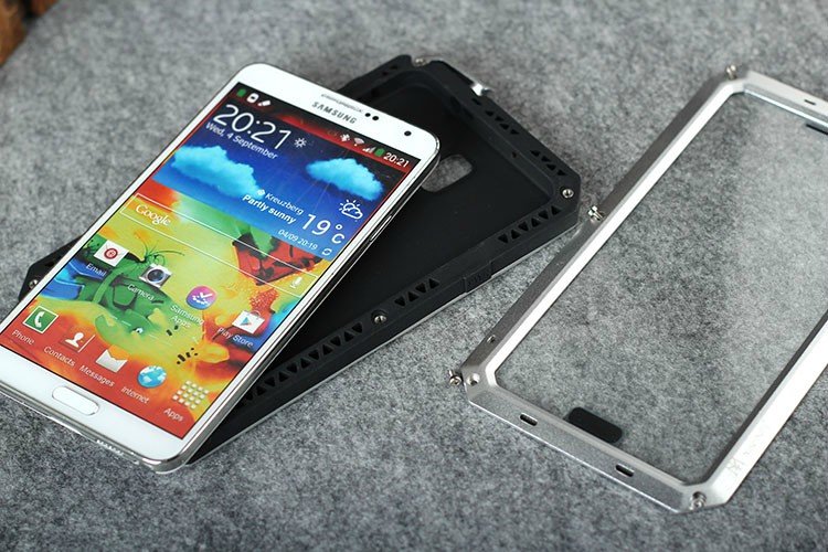 iMatch Water Resistant Shockproof Dust/Dirt/Snow-Proof Aluminum Metal Case Cover for Samsung Galaxy Note 3