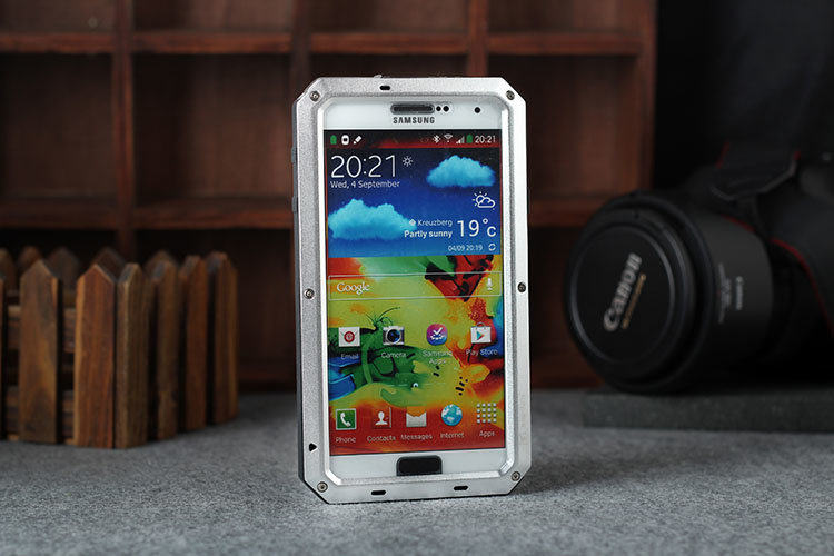 iMatch Water Resistant Shockproof Dust/Dirt/Snow-Proof Aluminum Metal Case Cover for Samsung Galaxy Note 3
