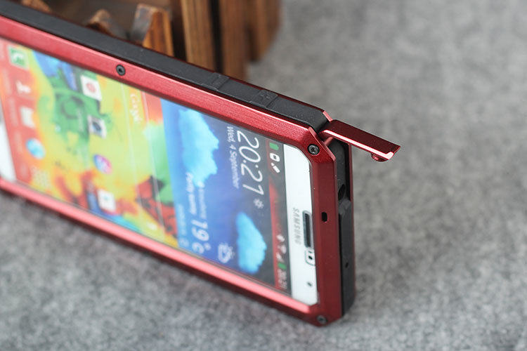 iMatch Water Resistant Shockproof Dust/Dirt/Snow-Proof Aluminum Metal Case Cover for Samsung Galaxy Note 3