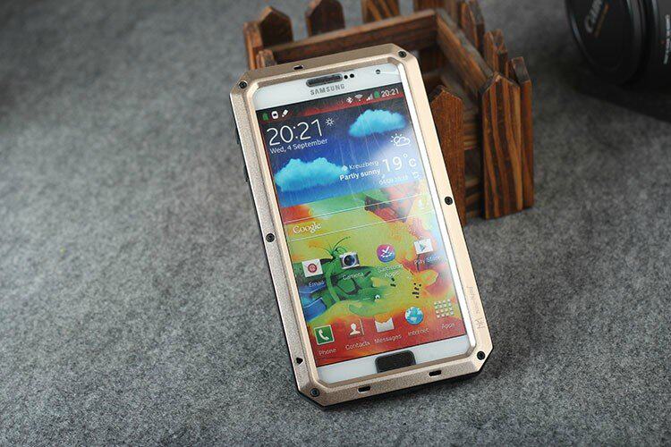 iMatch Water Resistant Shockproof Dust/Dirt/Snow-Proof Aluminum Metal Case Cover for Samsung Galaxy Note 3