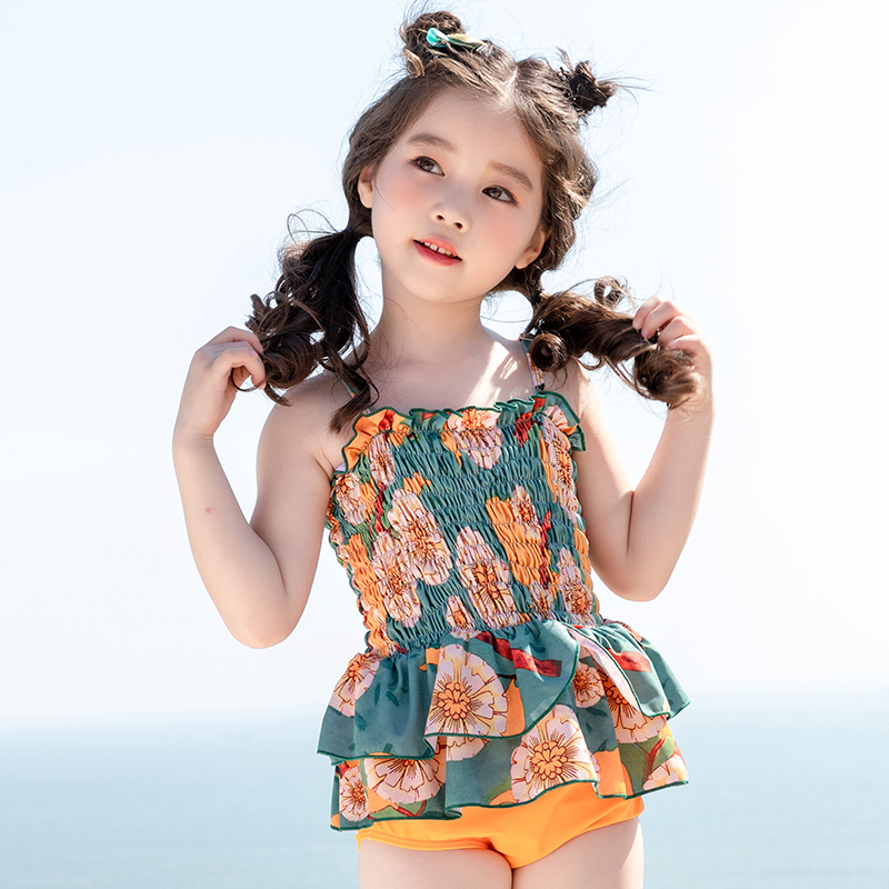 Children Swimsuit Woman Princess Cute Two Style Skirts Seaside Swimsuit CUHK Child Girl Swimsuit Swimsuit