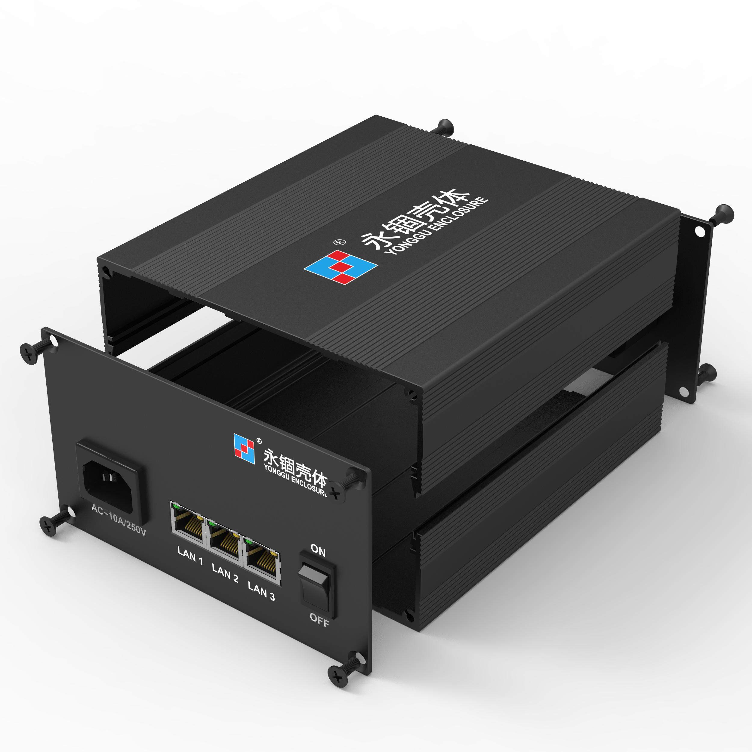 Aluminum alloy housing 145 * 82 to make power supply equipment controller pcb circuit board meter box aluminum milking material box