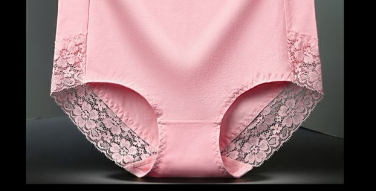 4 tải cotton đồ lót nữ trung eo ren kích thước lớn 100% cotton vải không tóm tắt gợi cảm quần lót su nam