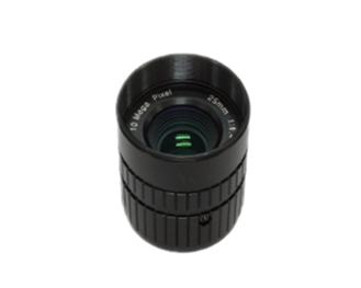 Industrial lens 25mm C interface tens of megapixels manual aperture industrial vision lens