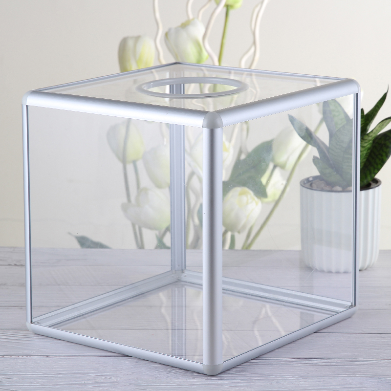 Transparent Lucky Draw Box Acrylic big number gala event Gala Event Lucky Draw Props Two-and-a-half Open Lottery Jackpot-Falling Winning box-Taobao