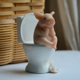 Creative Toilet Cute Pig Ornament Simulation Animal Model Exquisite Gift Birthday Gift Desktop Car Decoration