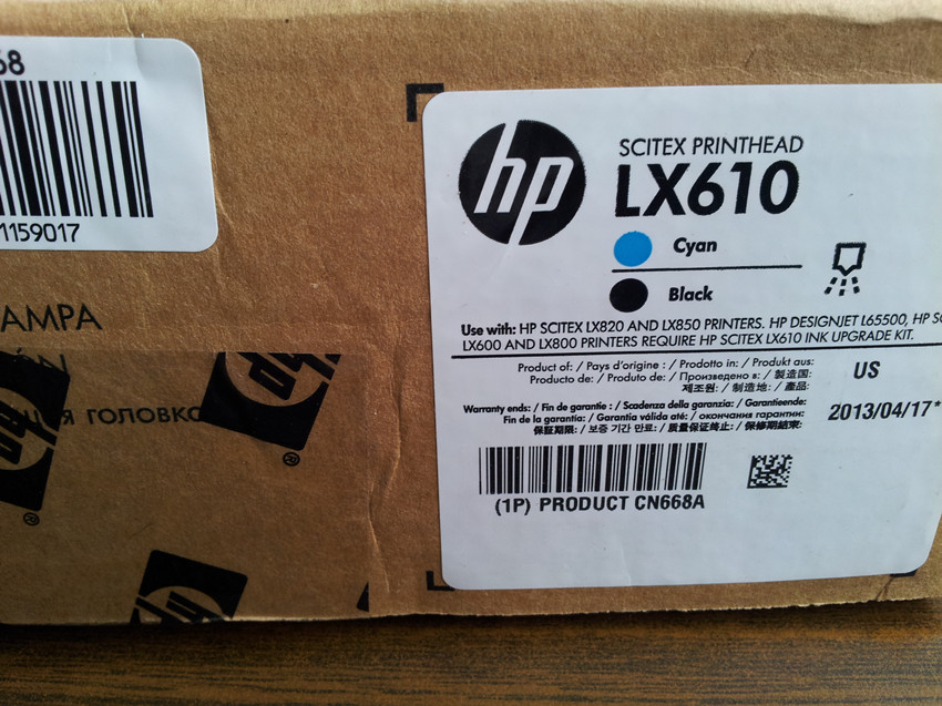 HPLX610打印头、HP绘图仪打印头；仅售280元 