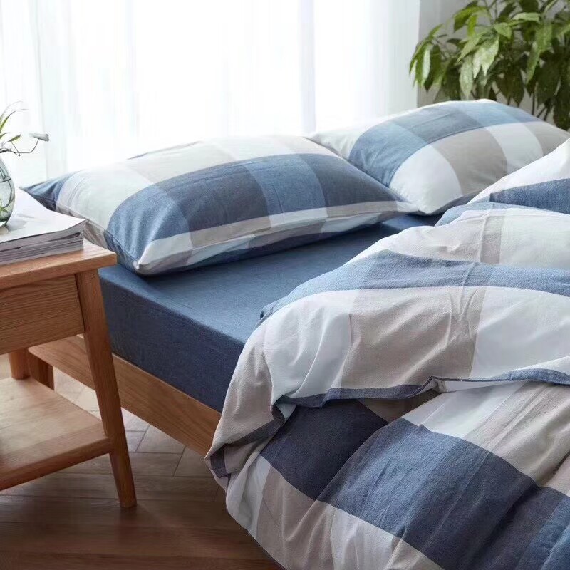 Pure cotton yarn-dyed washed cotton quilt cover custom-made quilt cover 1 8m 2m 6x7 quilt cover 5x7 quilt cover plus 7x7 quilt cover