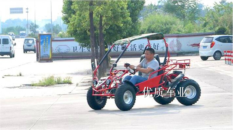 Karting xăng dành cho người lớn bốn bánh off-road mọi địa hình 150-250CC xe máy thép trôi dạt điện xe may mini