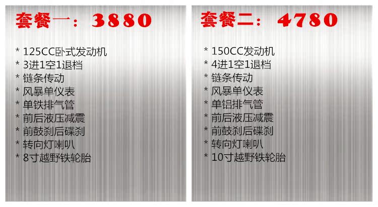 Zongshen 250 xe mô tô địa hình bốn bánh làm mát bằng nước lớn Mars / Kawasaki ATV xe máy ATV xe đua trẻ em