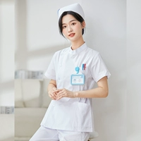 Белая круглая шея короткие рукава (одиночная вершина)