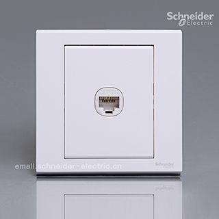 Schneider Qixin Series Single - linked information socket network network single network port