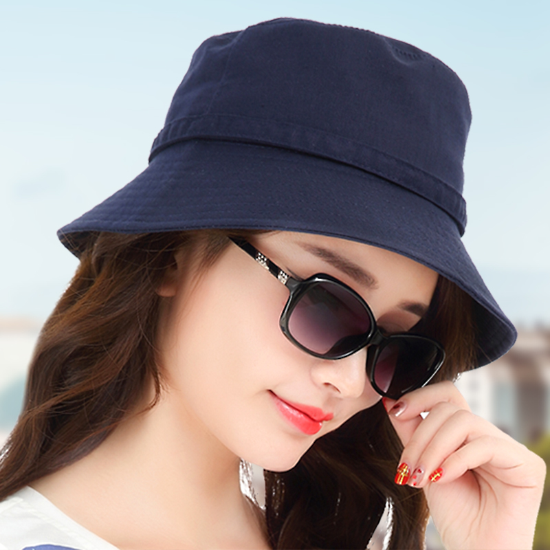 Yige summer cotton and linen fisherman hat ladies shade leisure spring and summer Korean version all-match Japanese pot hat 772