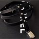 Girl Nhật Bản Studded căng da chân nhẫn nhẫn chân garter