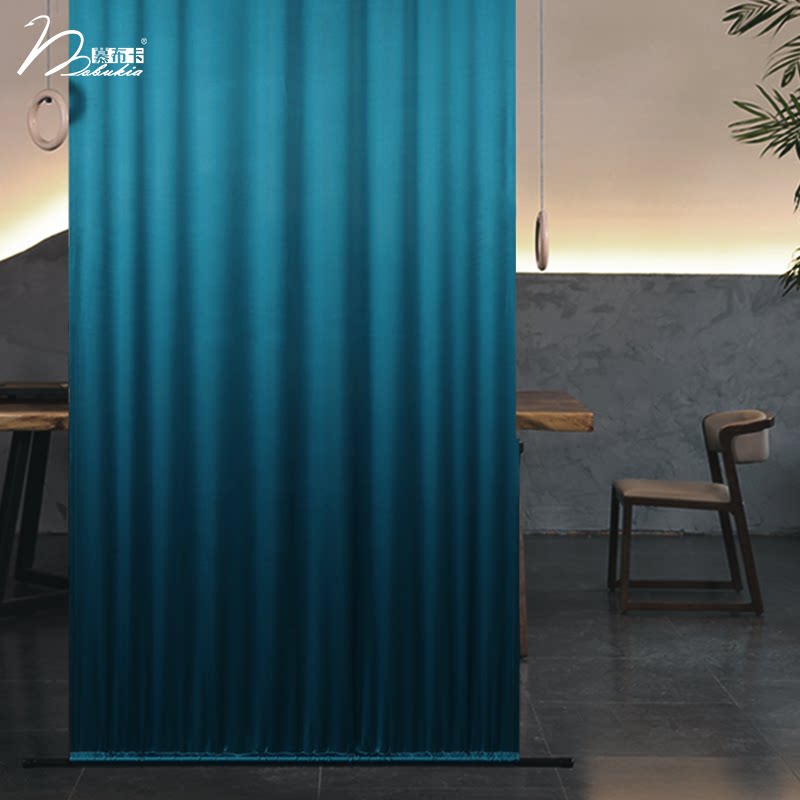 Mabuka Original Genuine Silk Partition Window Light Extravagant New Chinese Semi-Shading Xuanguan Patent Screen Curtain Customize Curtain Custom