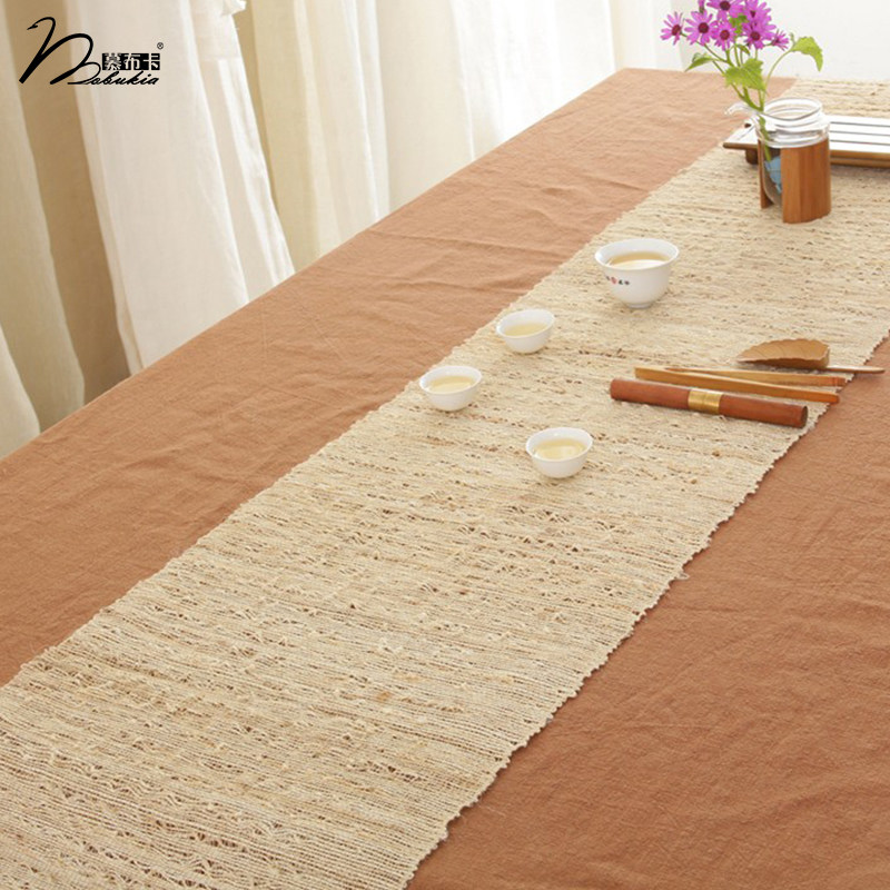 Mubuka New Chinese Summer Tea Tea Flag Japanese Zen Table Flag Nord Oubei Tea Several Table Flag