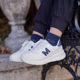 Mowa Winter New Style Fleece-Lined White Sneakers Casual Student Sports Shoes Unisex Couple Style Lightweight Running Shoes