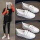 Genuine Leather Shallow White Sneakers for Women 2024 Spring and Summer New Casual Travel Versatile Sneakers Breathable Low-Top Maternity Shoes