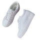 Mowa New Product Velcro Women's White Shoes Soft Sole Breathable Pregnant Women Casual Students Dna Pure White Sneakers