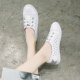 New Summer Breathable Star-Patterned Casual Shoes for Women, Shallow Mouth, Versatile, Large Size, Flat-Soled, Maternity Shoes, Trendy Women's Shoes